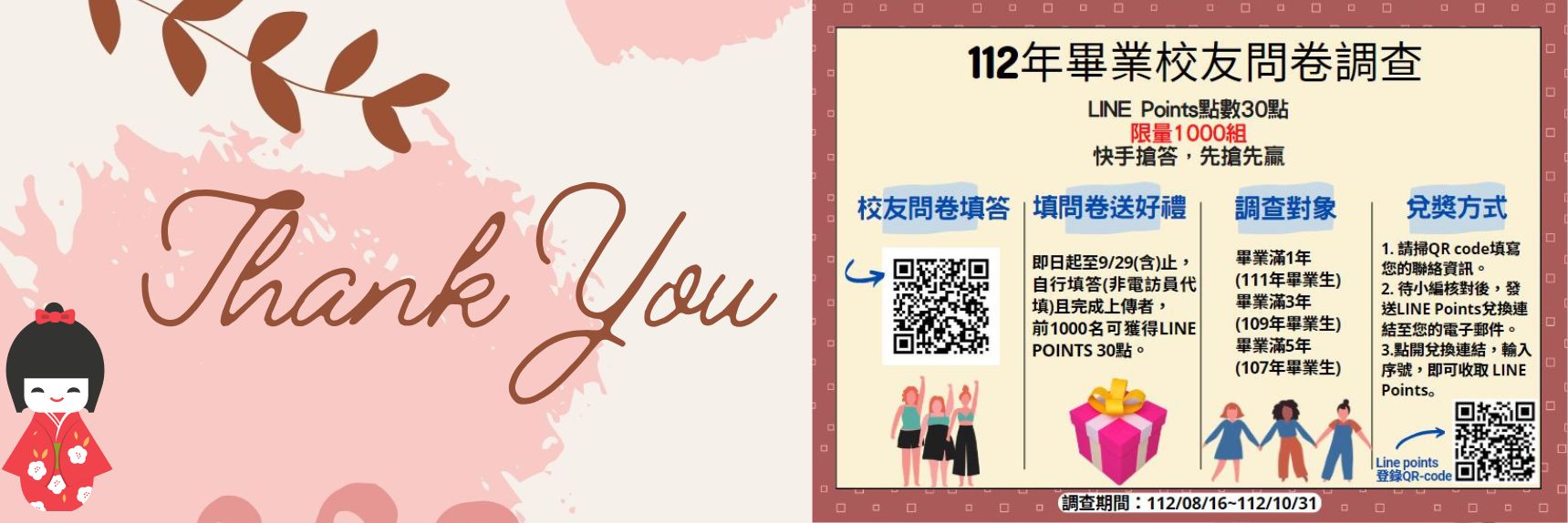 112畢業生流向問卷調查